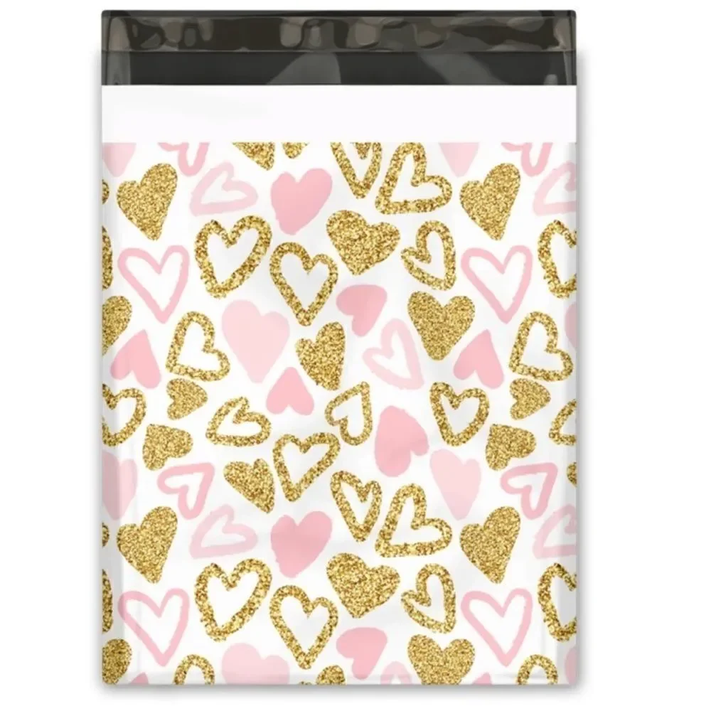 Poly Mailers MIX 6x9 10x13 14.5x19 35 pieces 35 stickers 1.5” insert cards